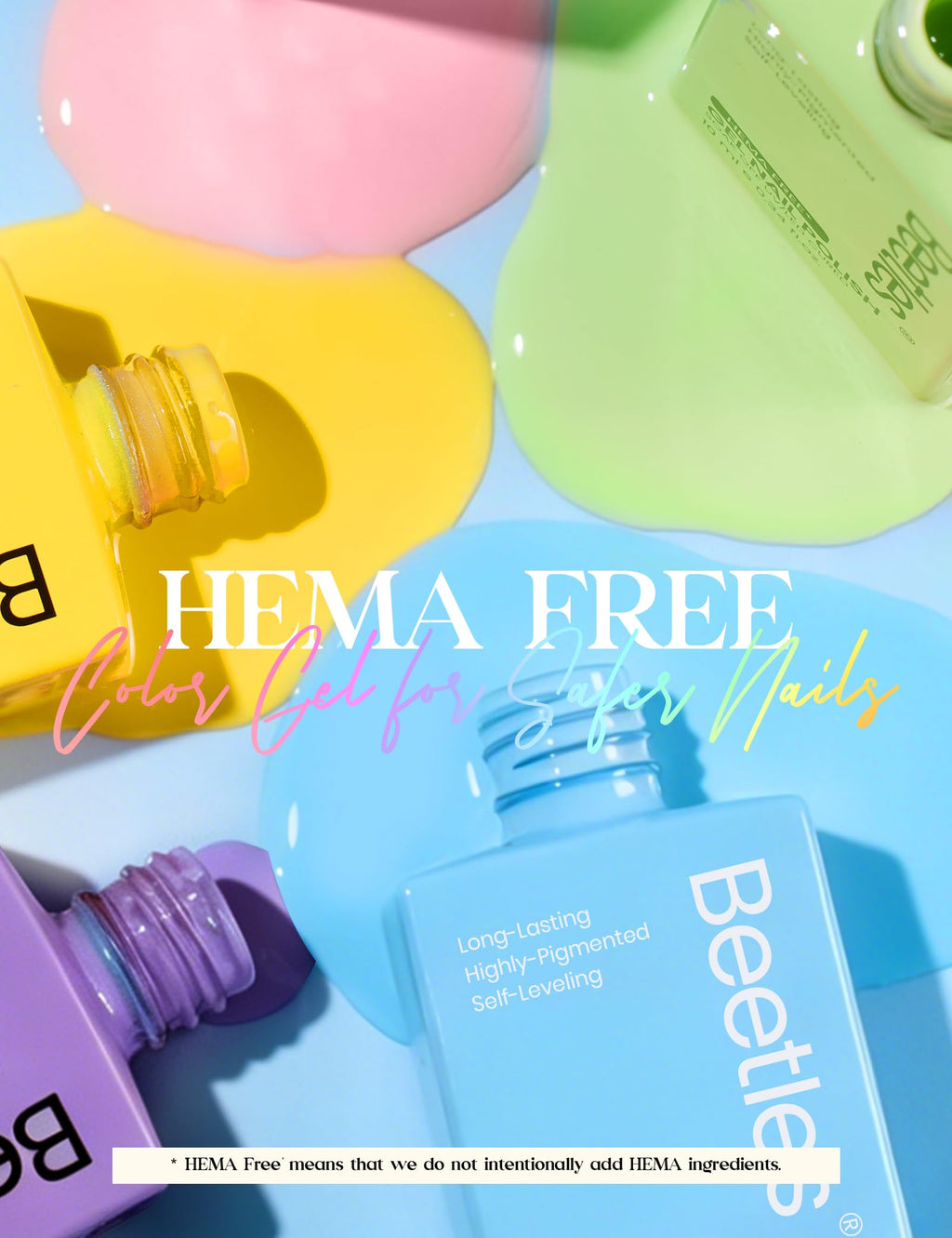 Beetles HEMA-Free Gel Nail Polish for Colorful Nail Art