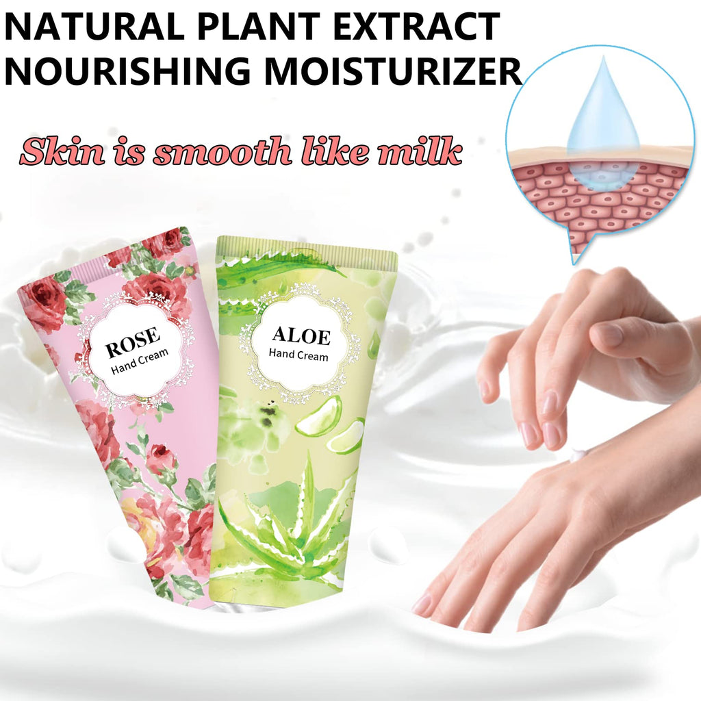 74-Pack Natural Plant Extract Hand Cream Gift Set, Mini Scented Lotions