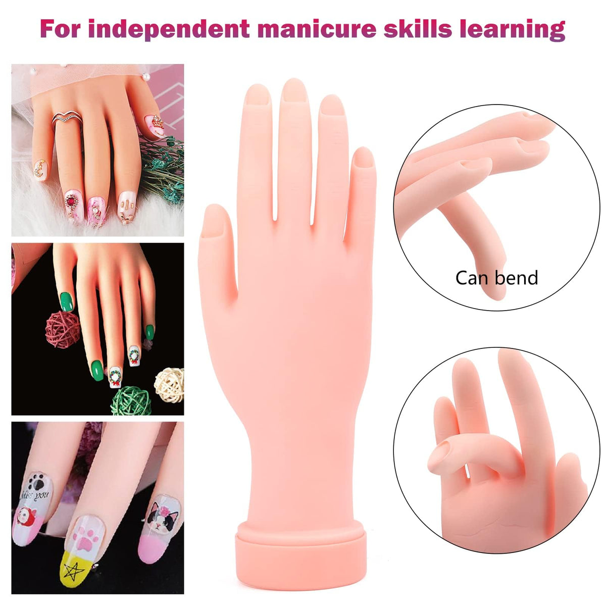 Nail Practice Training Hand