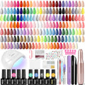 Phoenixy 68-Piece Gel Nail Polish Kit with UV/LED Lamp and Nail Drill