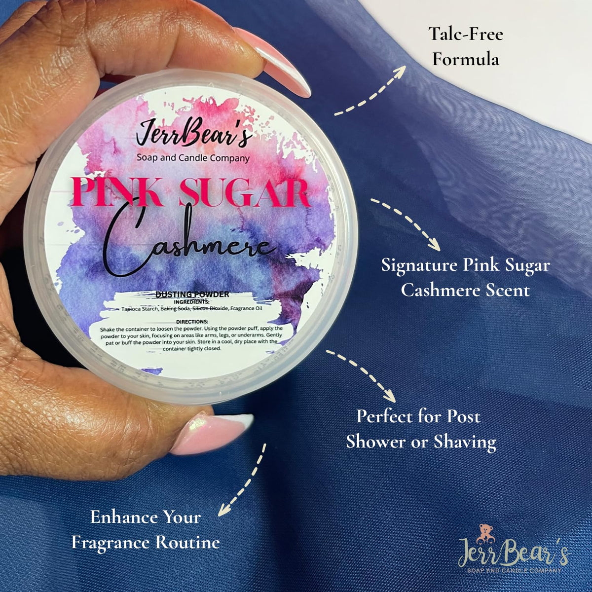 Talc-Free Body Dusting Powder for Smooth, Dry Skin