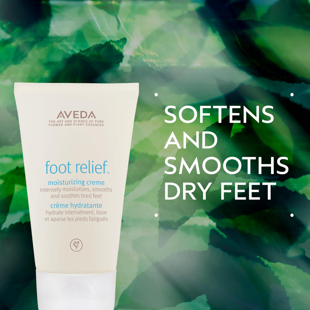 Aveda Foot Relief Moisturizing Creme, Exfoliating Foot Cream, 4.2 Fl Oz