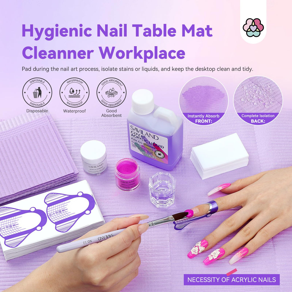 SAVILAND Pure EMA Acrylic Liquid Monomer Nail Kit