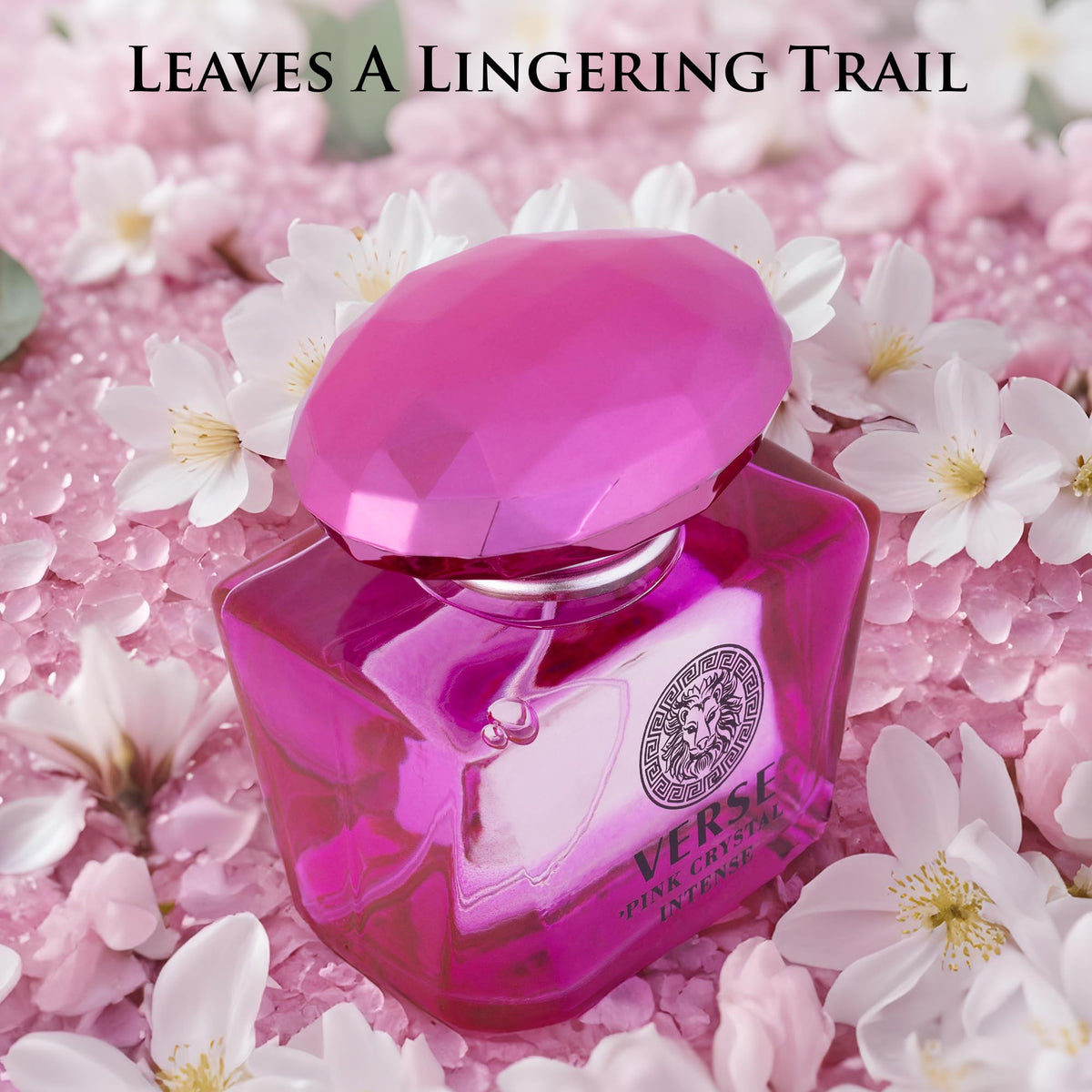 Verse Pink Crystal Intense Women's Fruity Floral Perfume, 3.4 fl oz