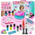 Combaybe Kids Nail Polish Set with Peelable Polish and Nail Dryer