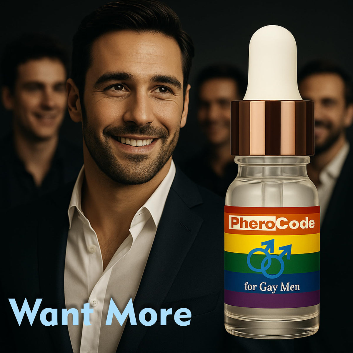 Gay Pheromone Cologne for Men, Alcohol-Free Natural Oil with Orange Blossom