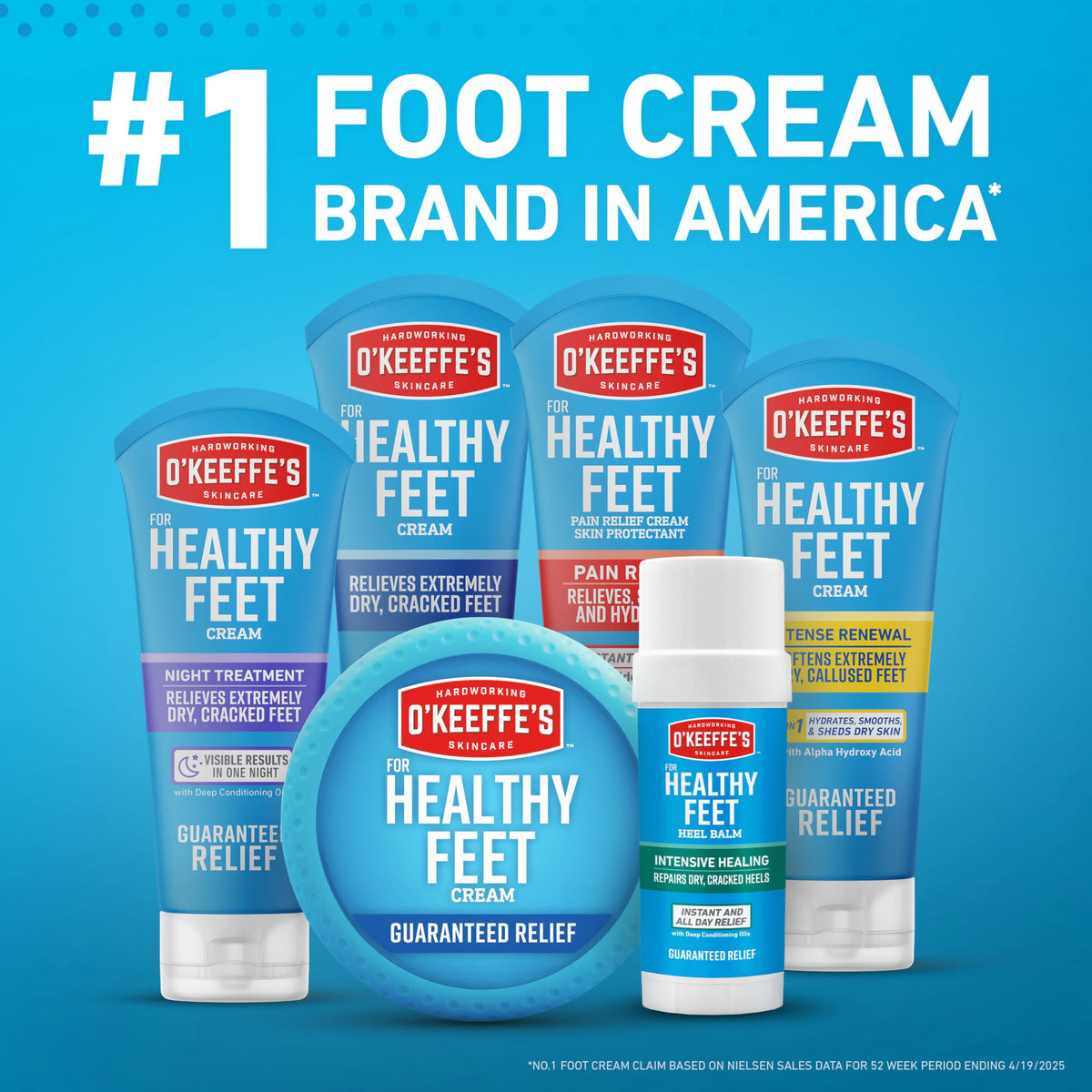 O'Keeffe's Healthy Feet Concentrated Foot Cream for Dry, Cracked Feet