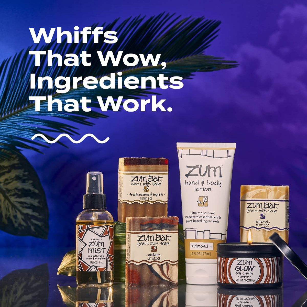 Zum Indigo Wild Home Essentials Bundle - Laundry, Hand, Room & Goat Milk Soap