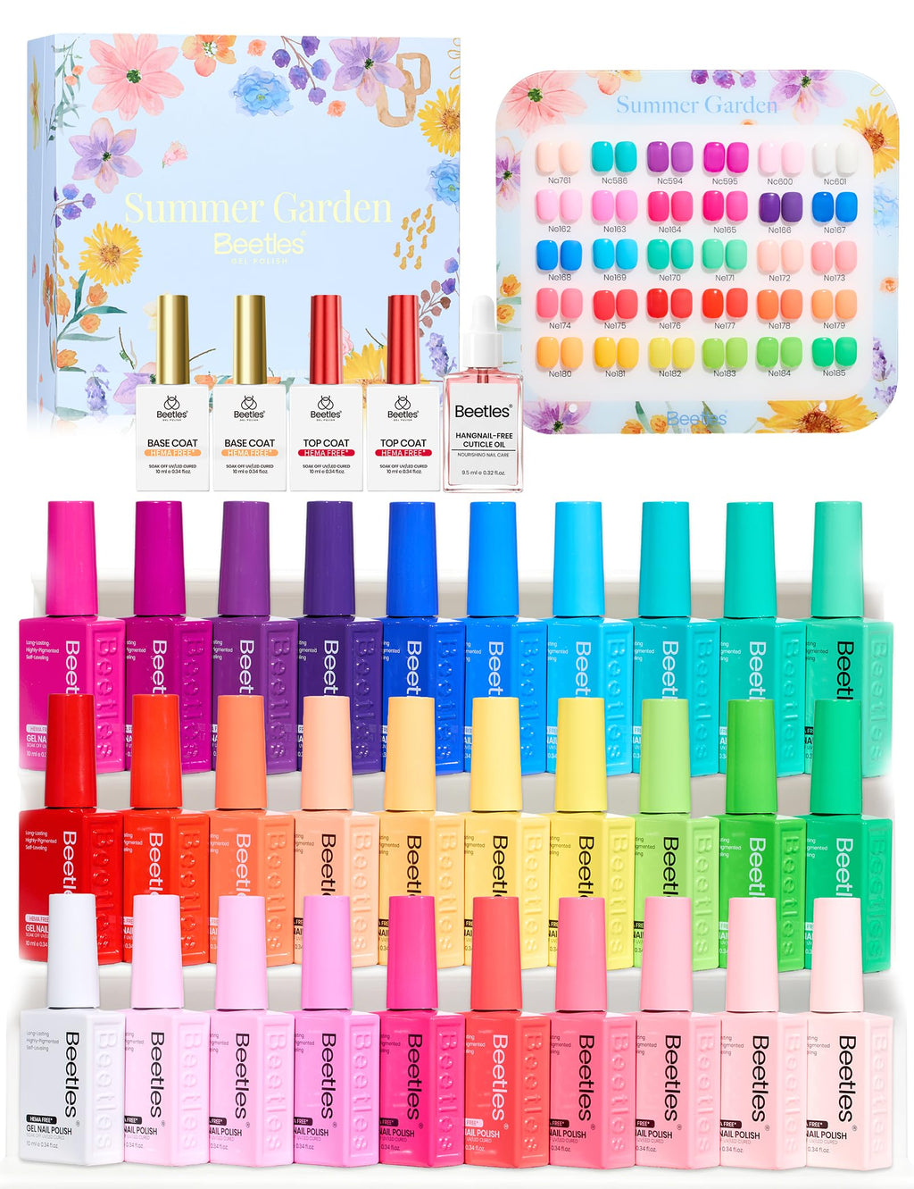 Beetles HEMA-Free Gel Nail Polish for Colorful Nail Art