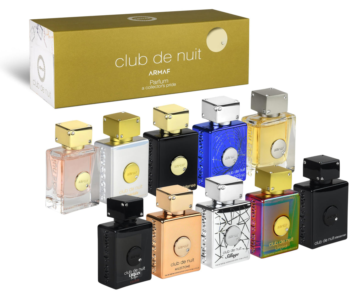 Armaf Club de Nuit Mini Fragrance Discovery Set, 10 x 5 mL