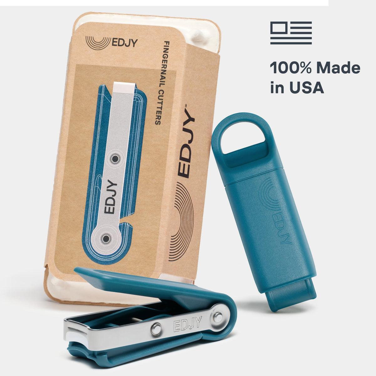 EDJY Fingernail Cutter - Precision Stainless Steel Nail Clipper