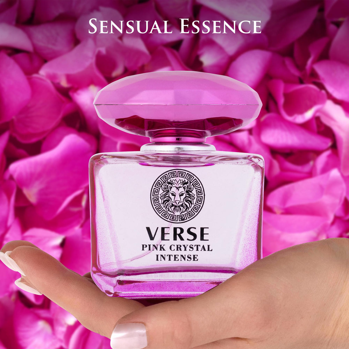 Verse Pink Crystal Intense Women's Fruity Floral Perfume, 3.4 fl oz