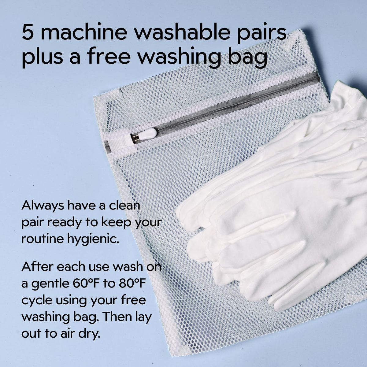 Clearbody Organics 100% Organic Cotton Sleeping Gloves for Dry Hands