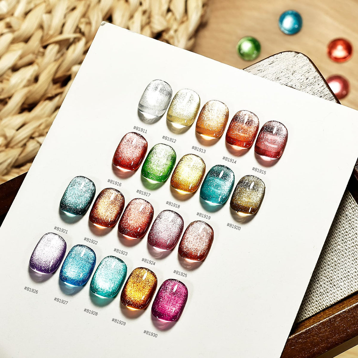 JODSONE Cat Eye Gel Nail Polish for DIY Nail Art