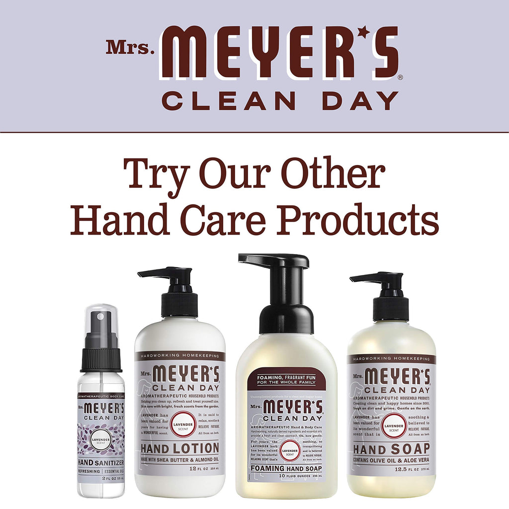 Mrs. Meyer’s Clean Day Liquid Hand Soap Refill, Lavender, 33 fl oz, Pack of 6
