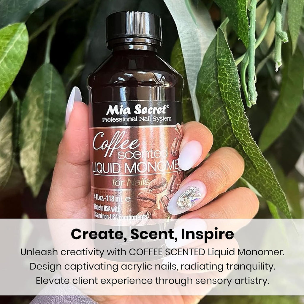 Mia Secret Coffee Scented EMA Liquid Monomer for Acrylic Nails