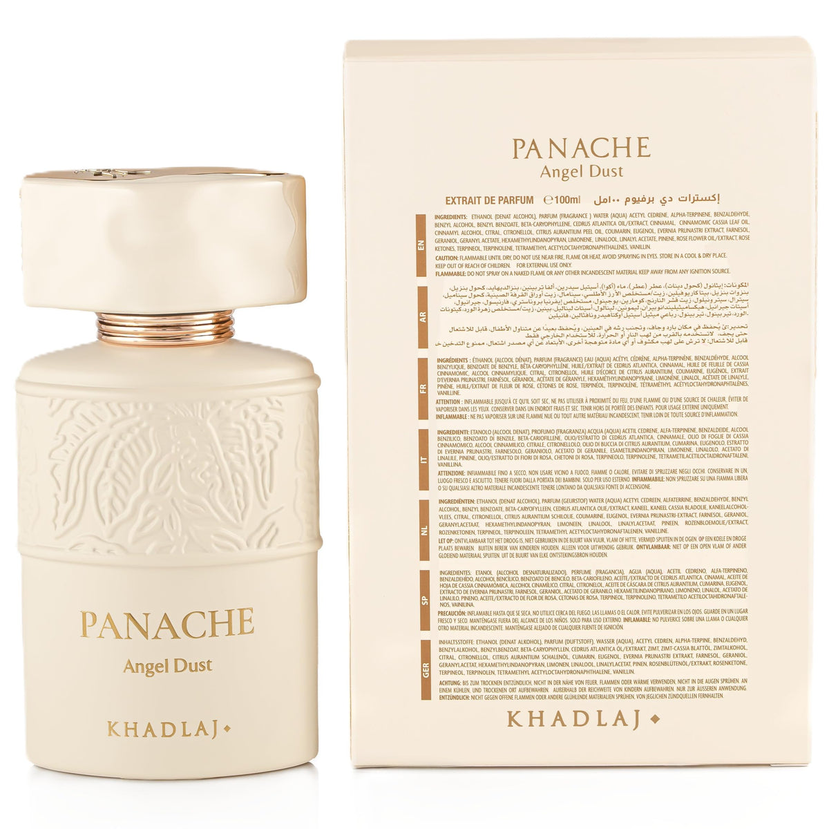 Khadlaj Panache Angel Dust Extrait de Parfum Spray for Women, 100ml
