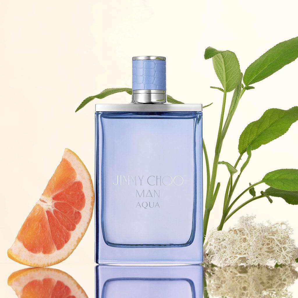 JIMMY CHOO Man Aqua Eau de Toilette Men's Fougere Marine Woody Fragrance