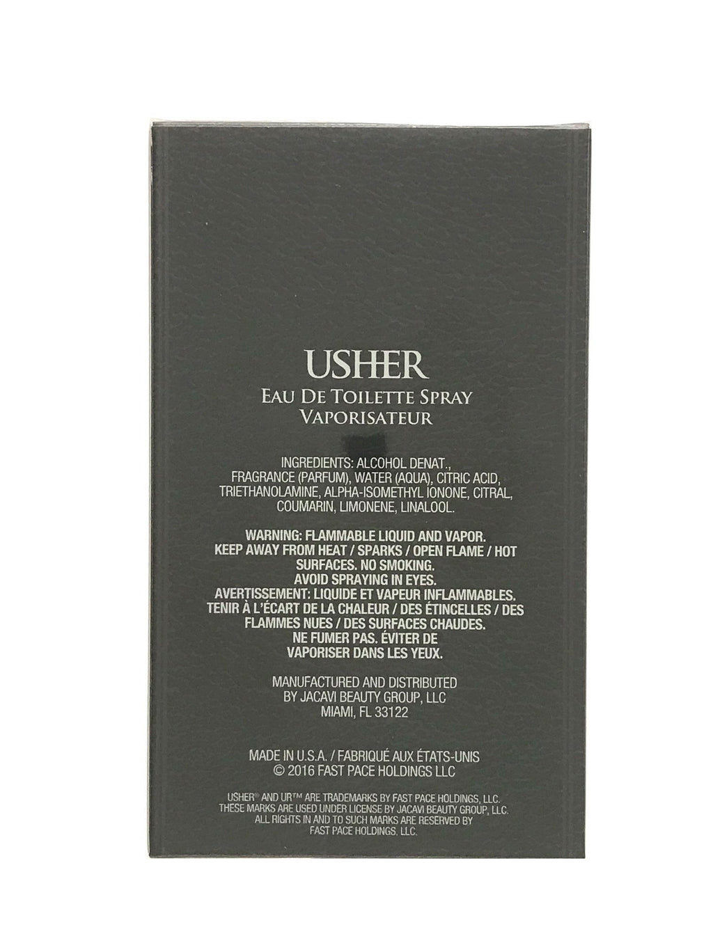 Usher Eau De Toilette Spray for Men, 3.4 Ounce