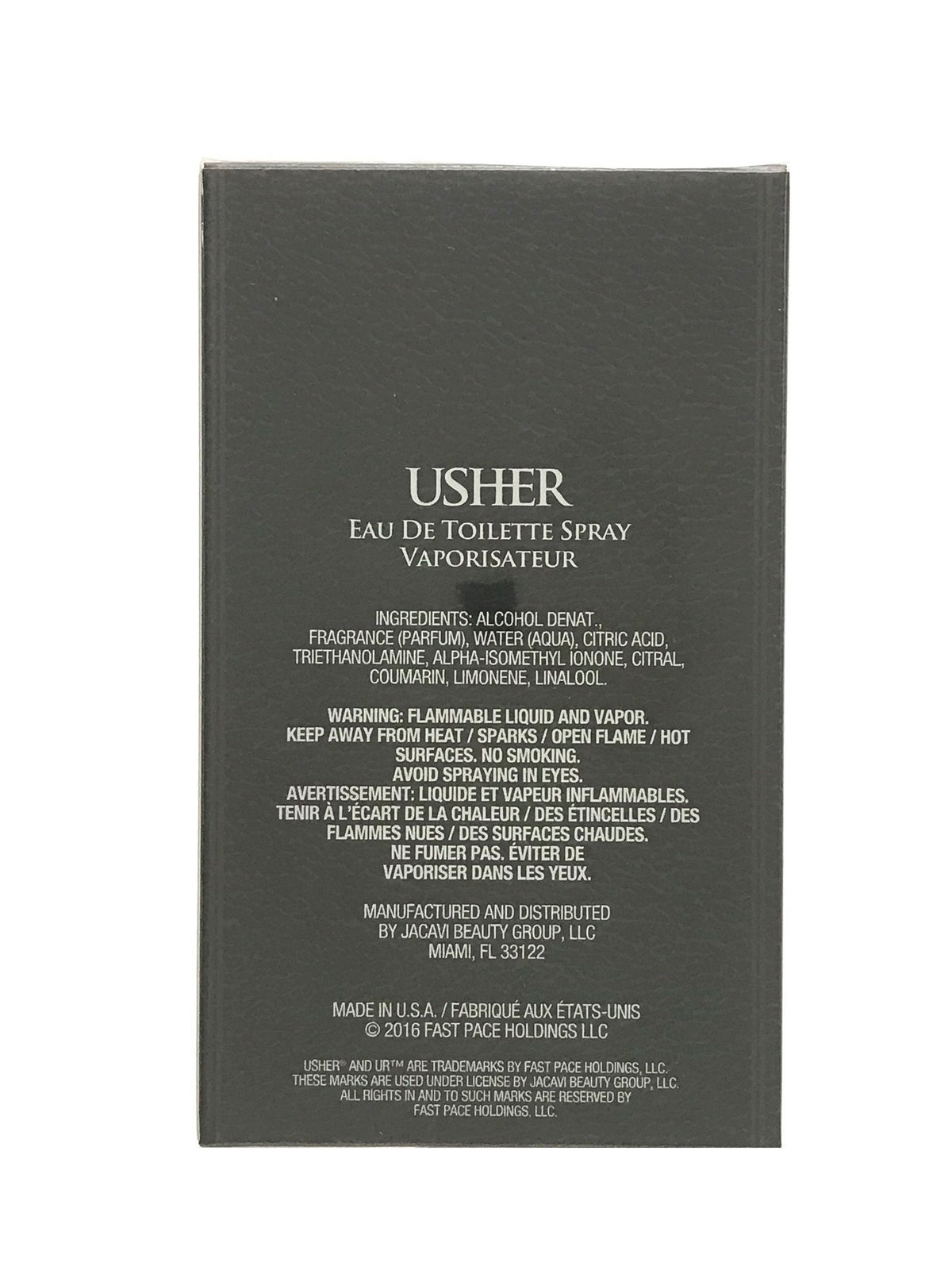 Usher Eau De Toilette Spray for Men, 3.4 Ounce