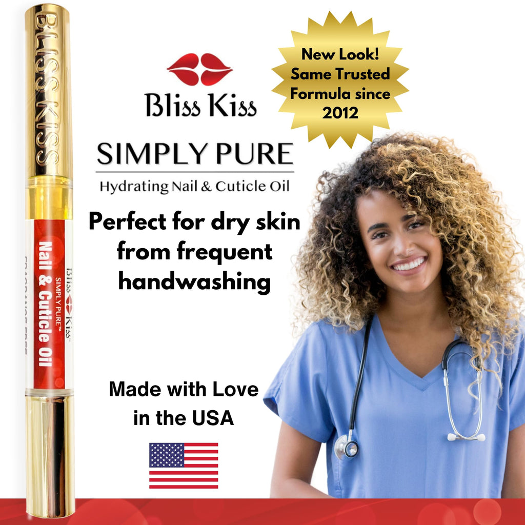 Bliss Kiss Nail Oil Cuticle Pens with Vitamin E & Jojoba
