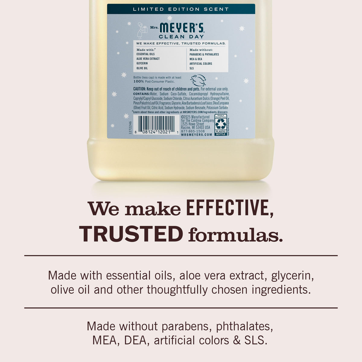 Mrs. Meyer's Clean Day Liquid Hand Soap Refill, 33 Fl Oz
