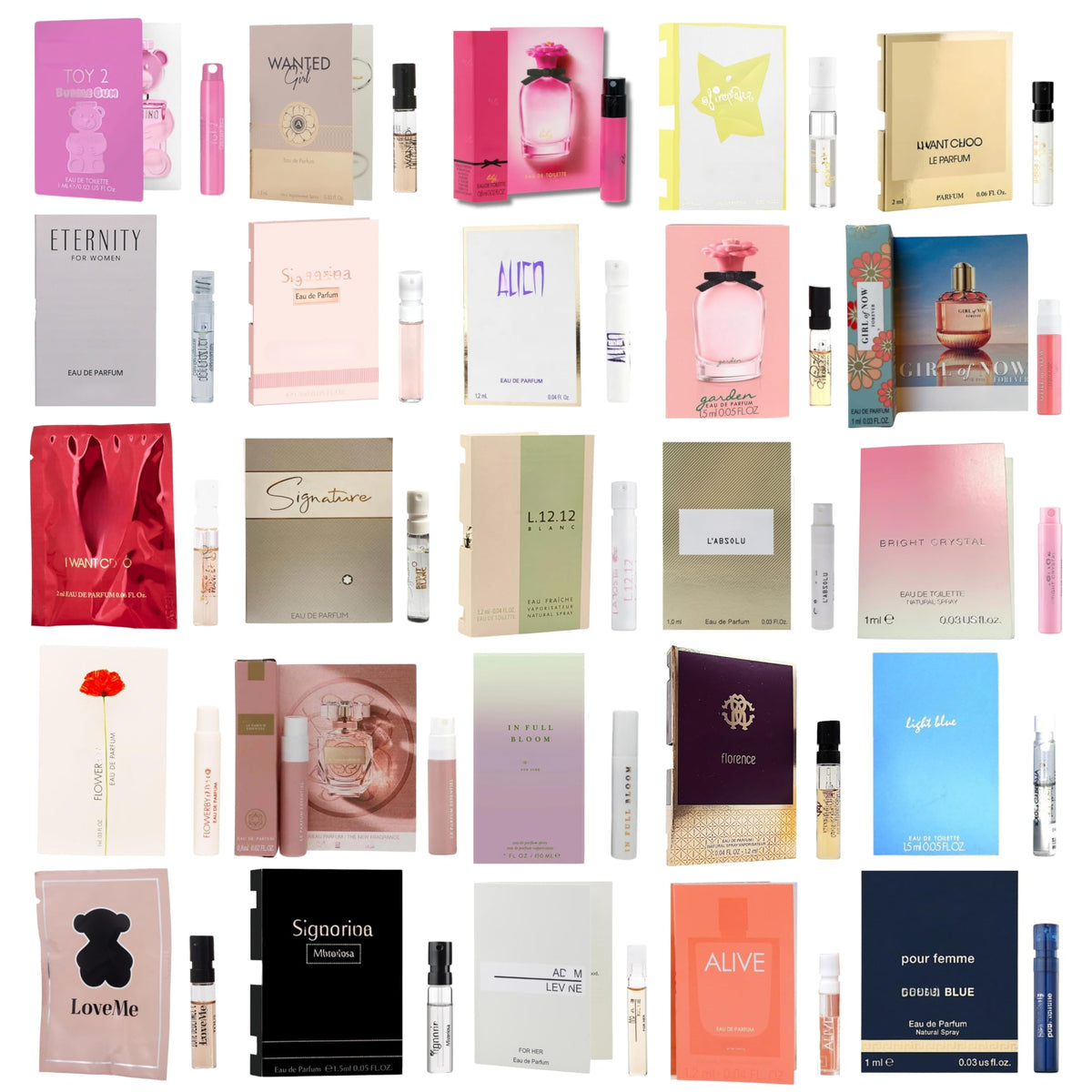 Infinite Scents Perfume Samples for Women - Designer Fragrance Set