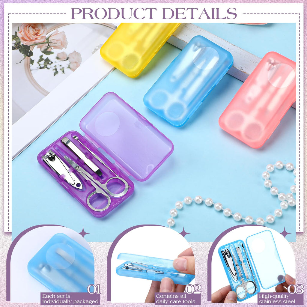 50-Piece 4-in-1 Nail Clipper Manicure Sets with Cases