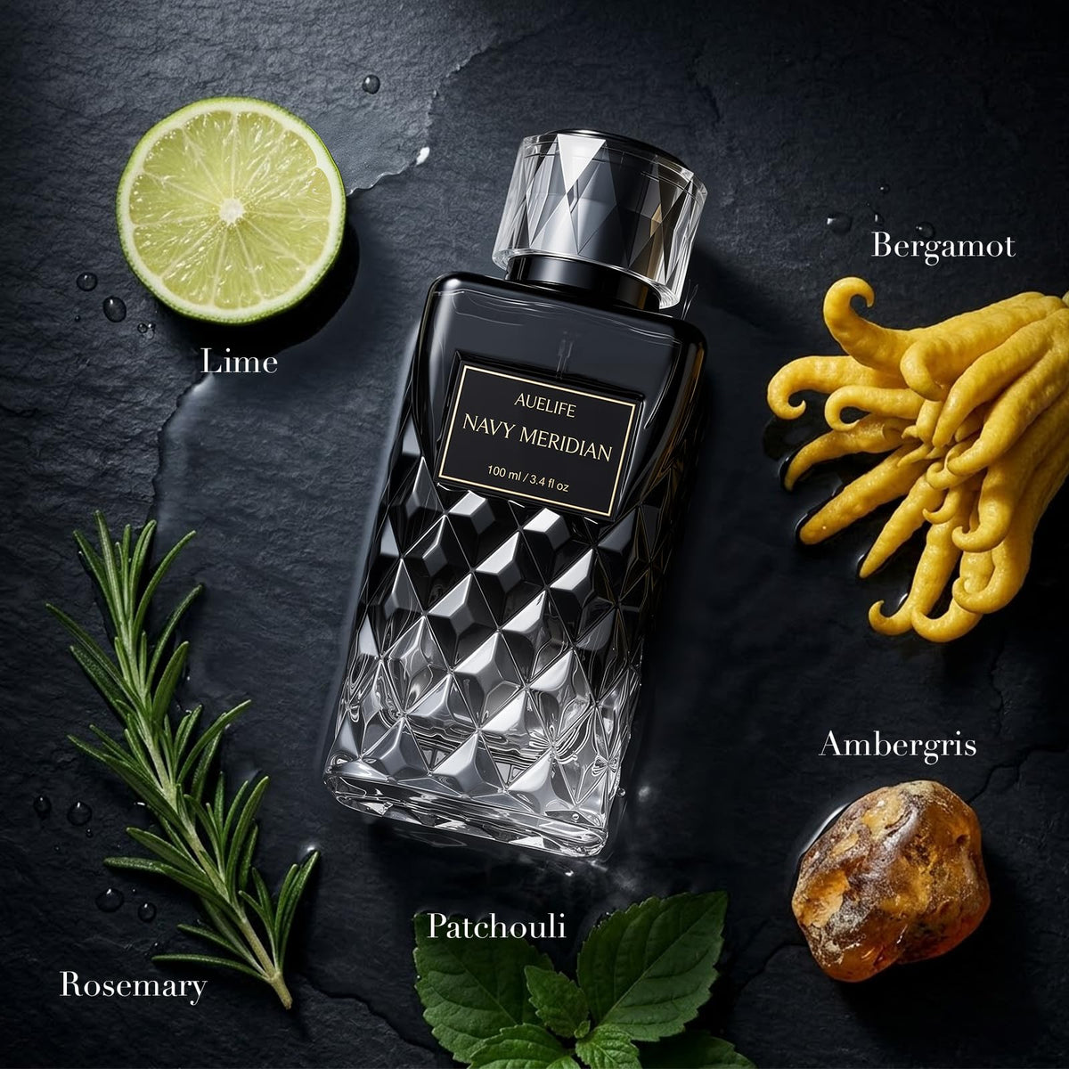 Alcohol-Free Long-Lasting Cologne for Men, 100ml