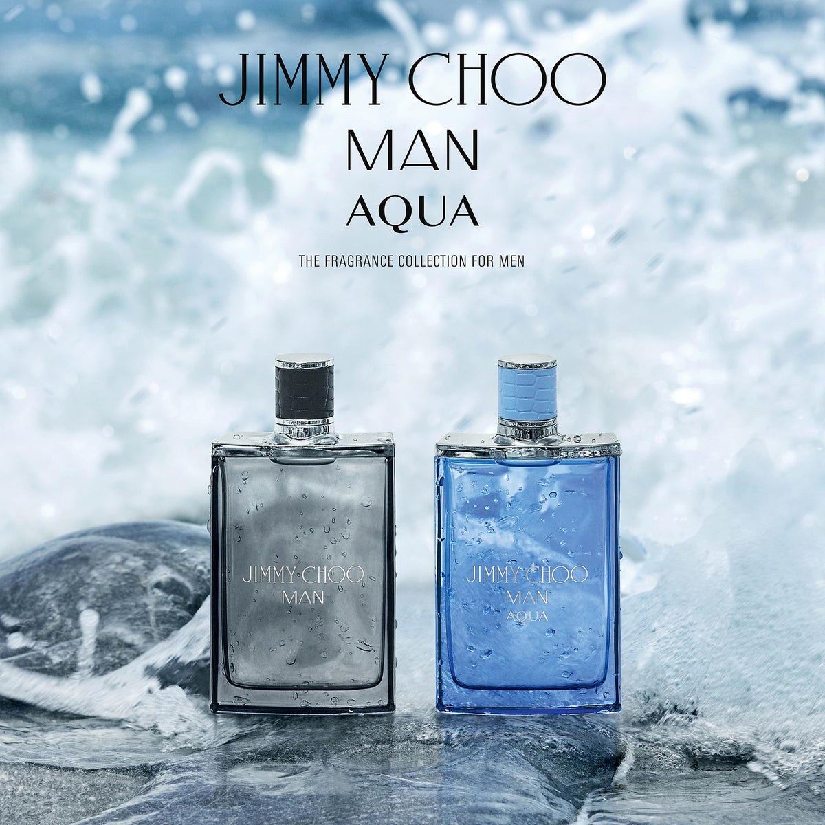 JIMMY CHOO Man Aqua Eau de Toilette Men's Fougere Marine Woody Fragrance