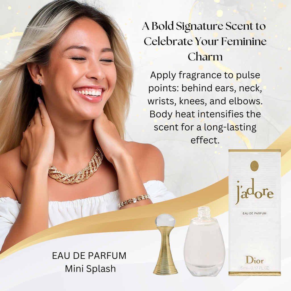 Dior J'adore Eau de Parfum Mini Splash Perfume for Women