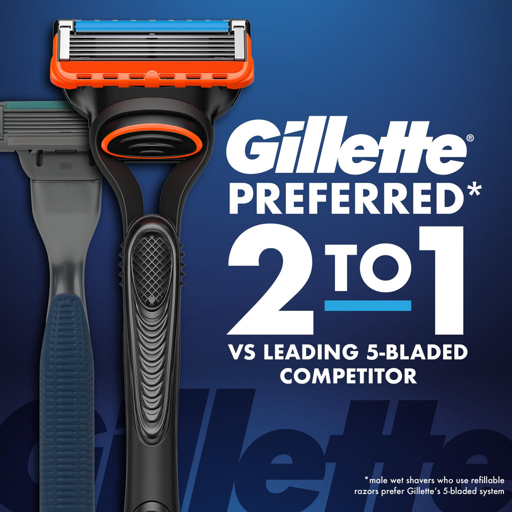Gillette Fusion5 and ProGlide Men's Razor Blade Refills, 5-Blade Cartridges