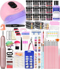 Acrylic Nail Art Kit for Beginners with UV Lamp and Drill