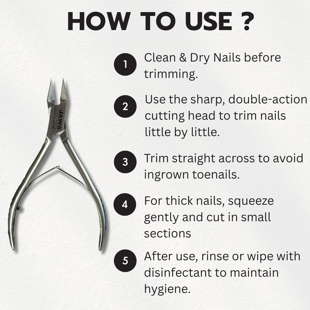 Stainless Steel Nail Clippers and Nippers