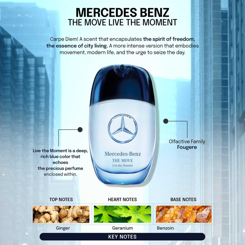 Mercedes-Benz Men's The Move Live The Moment Eau de Parfum 100 ml