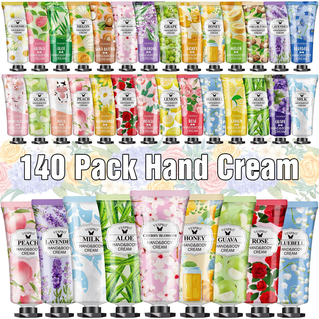 VESPRO Hand Cream Set for Dry, Rough Hands