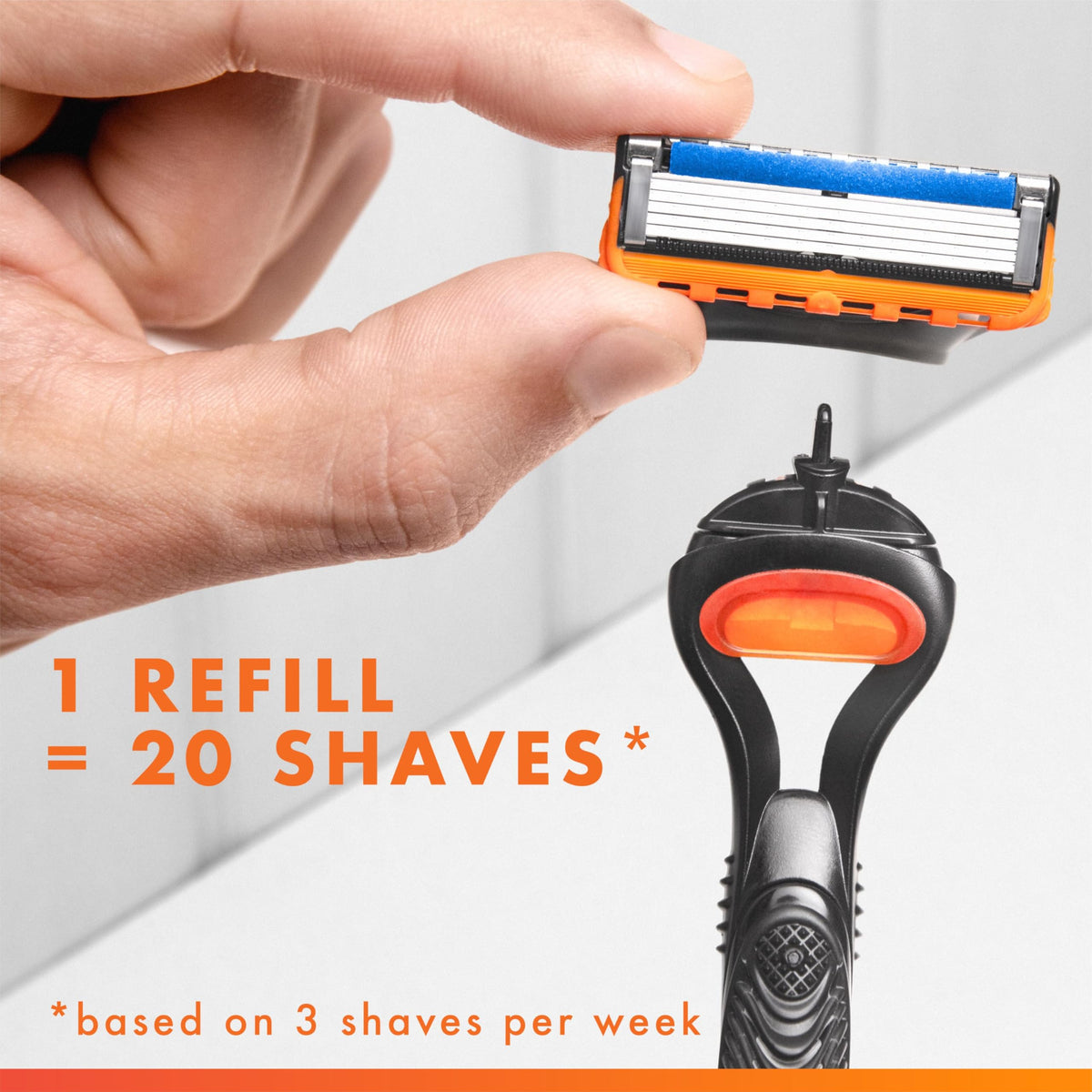 Gillette Fusion5 and ProGlide Men's Razor Blade Refills, 5-Blade Cartridges