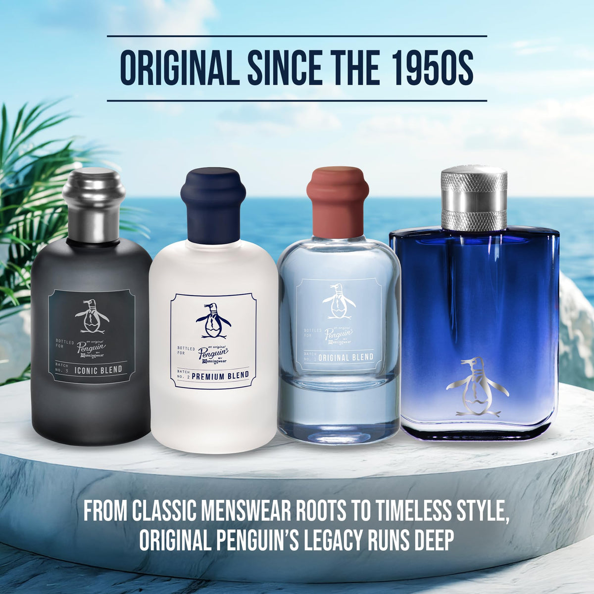 Original Penguin Iconic Blend Eau de Toilette for Men, 3.4 fl oz
