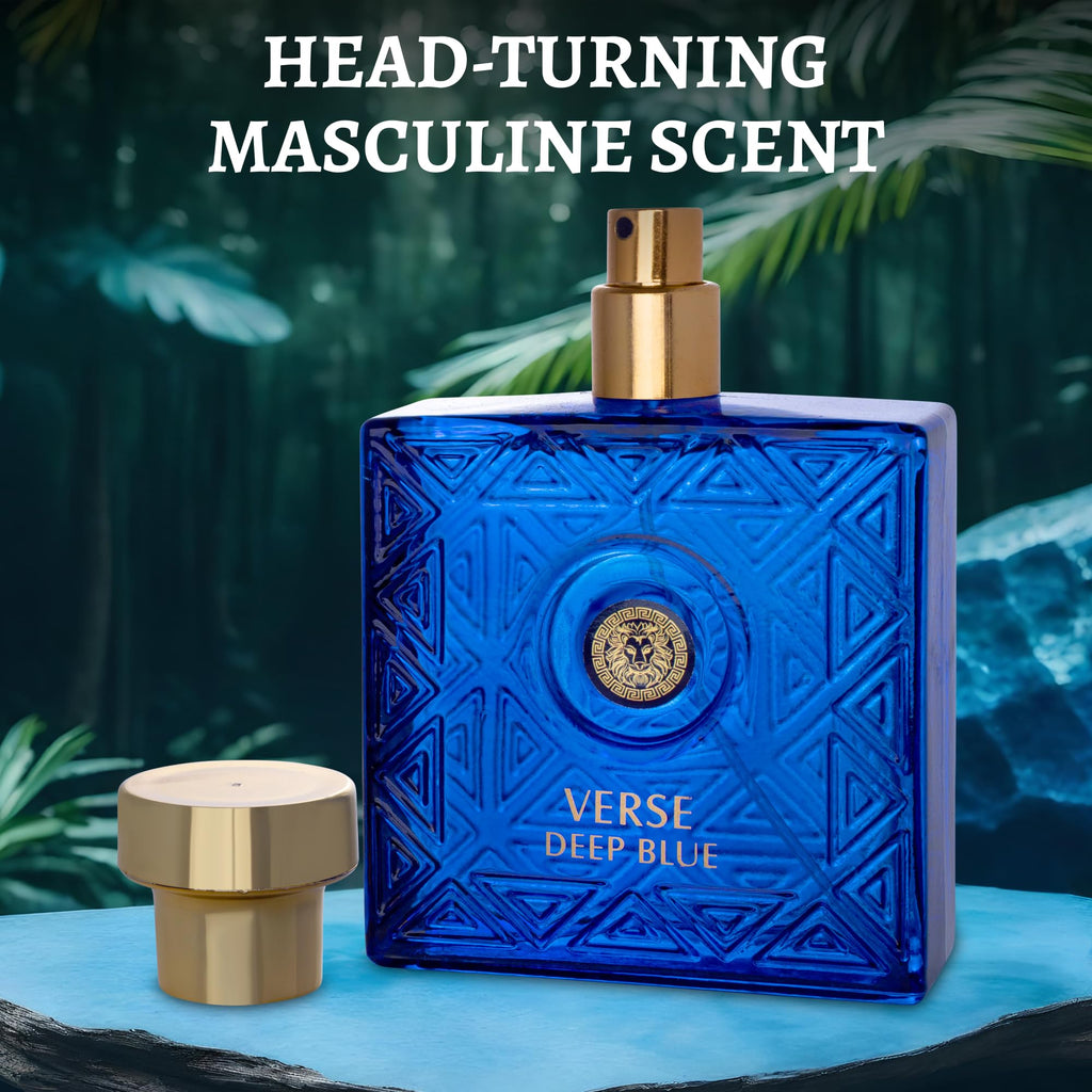 NovoGlow Verse Deep Blue Eau de Parfum Spray for Men