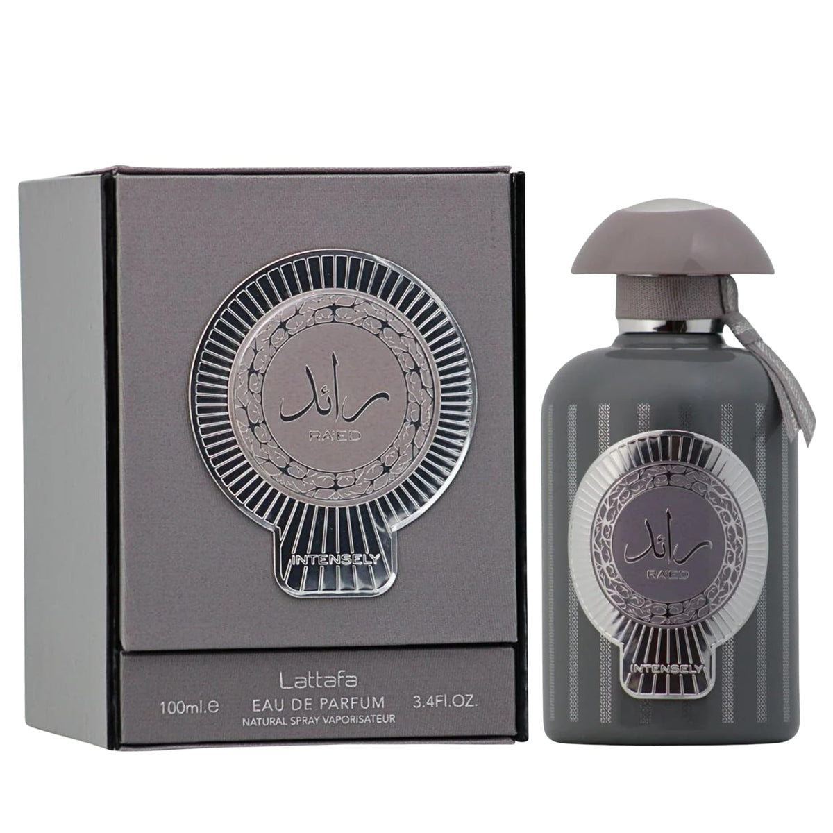 Lattafa Ra'ed Intensely Eau de Parfum Spray, Unisex Citrus Woody Amber Fragrance