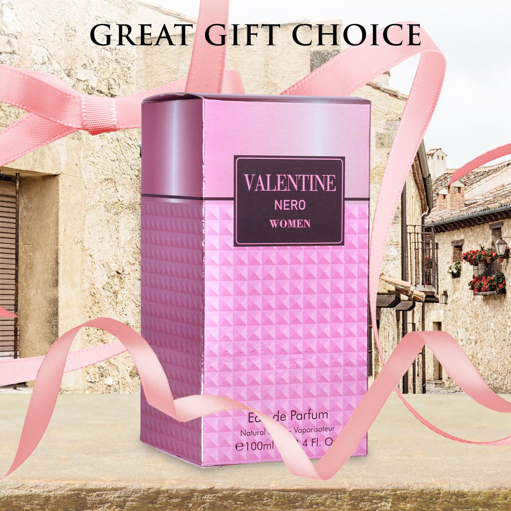 URBAN COLLECTION Valentine Eau de Parfum for Women, Amber Floral, 100ml