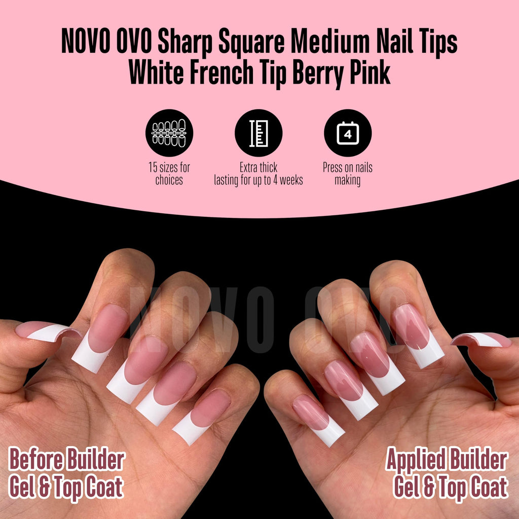 NOVO OVO Soft Gel Full Cover Nail Tips