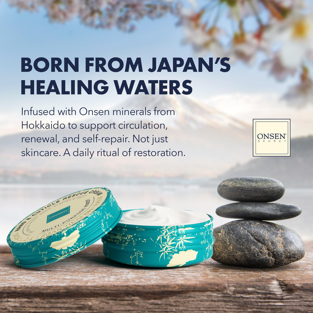 Onsen Nail & Cuticle Rescue Kit for Hydration and Nail Care