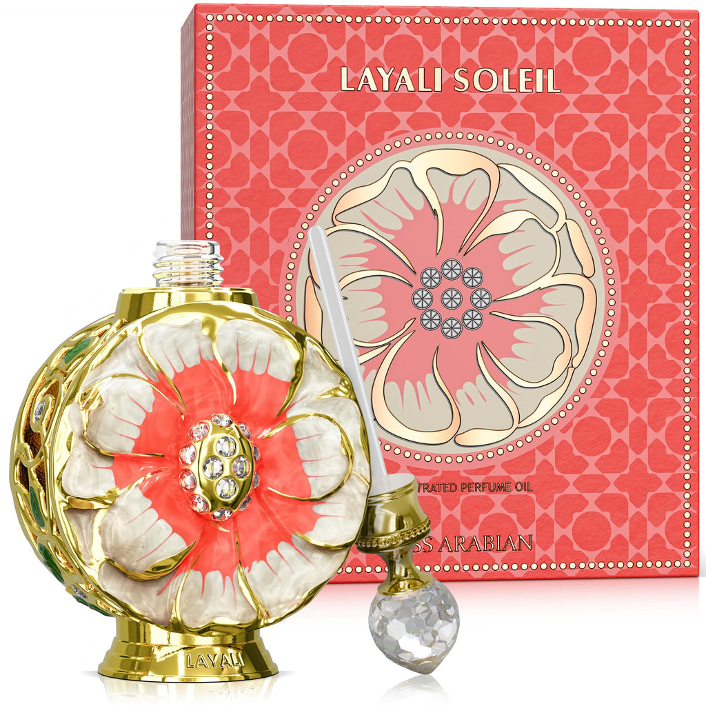 Swiss Arabian Layali Soleil Arabian Perfume Oil with Vanilla, Coconut & White Musk