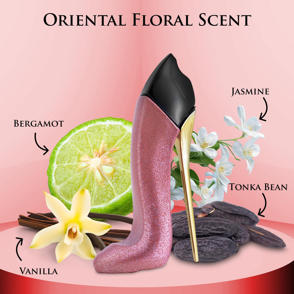 Urban Bad Girl Glitter Edition Oriental Floral Fragrance for Women, 100ml