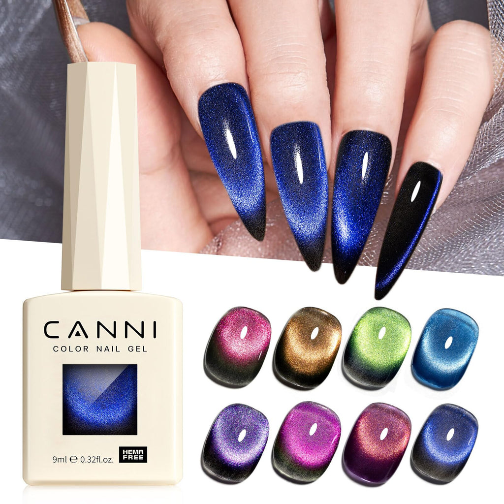 CANNI 8-Piece 9 ML Gel Nail Polish Set