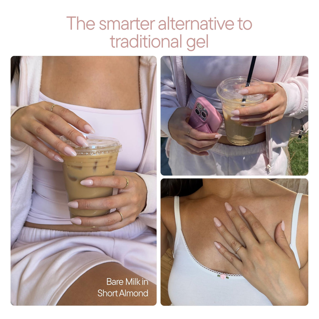 Celebritips Salon U-ltimate Extra Short Almond Press-On Nails Kit