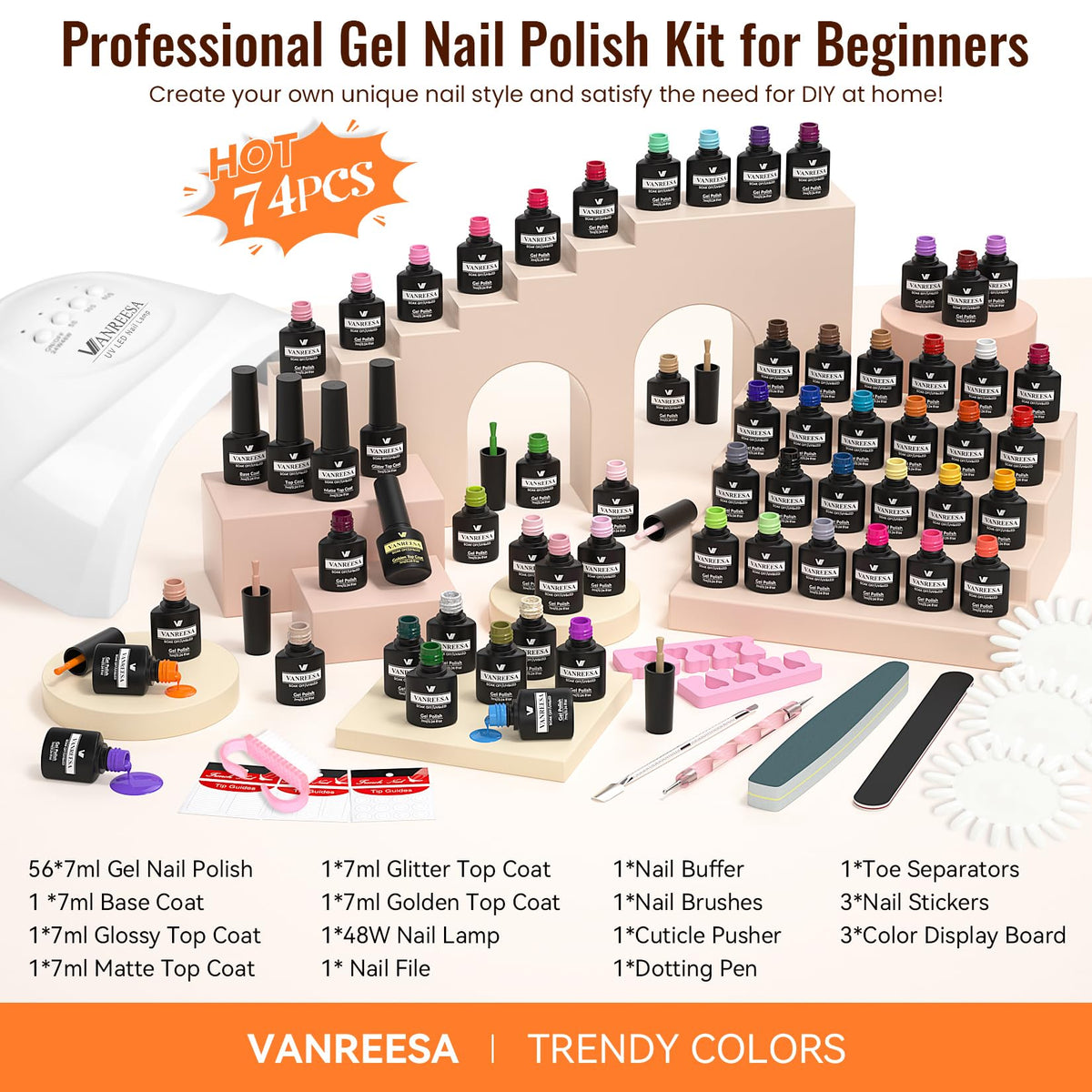 VANREESA Gel Nail Polish for DIY Manicures