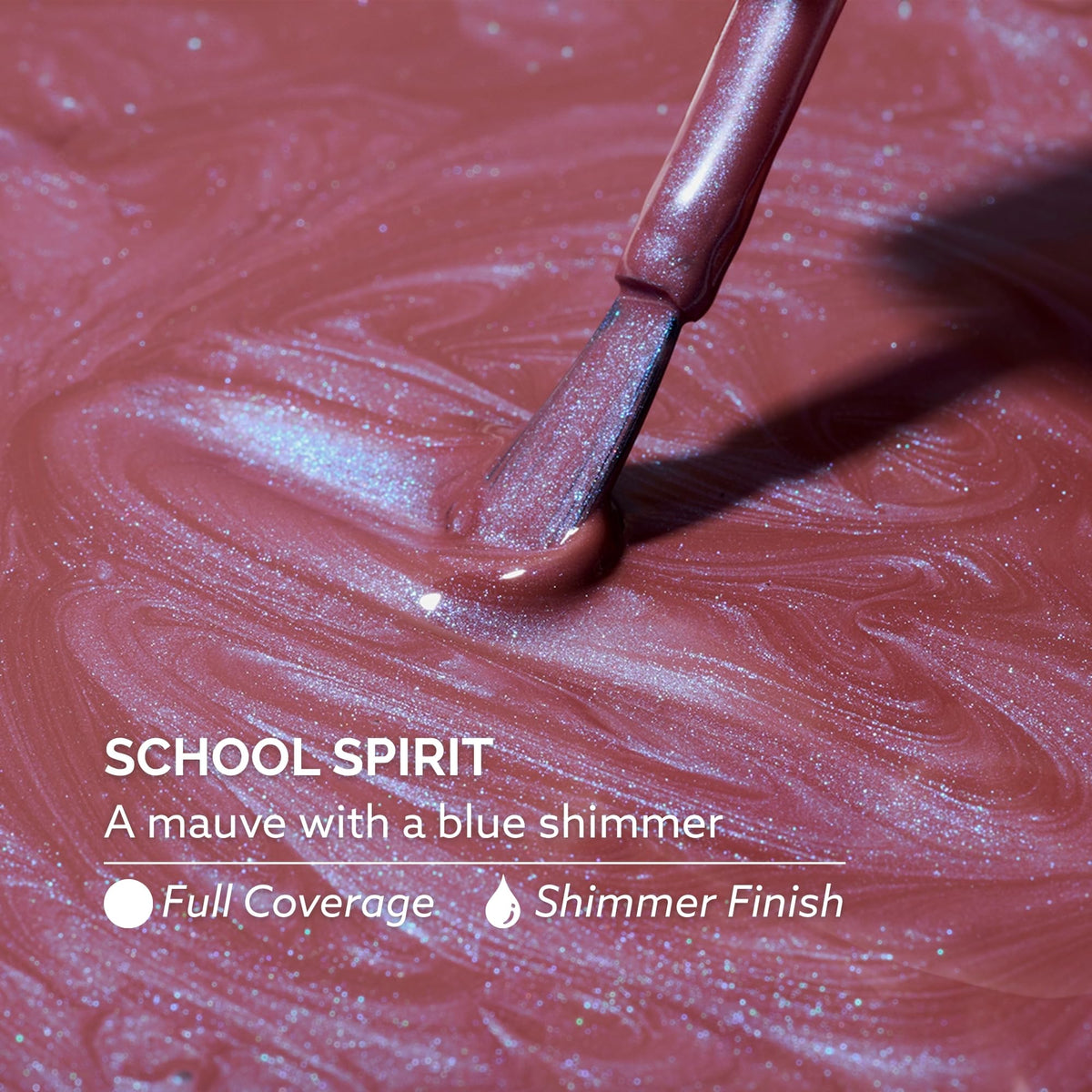 Dazzle Dry Nail Lacquer Step 3 School Spirit Mauve Blue Shimmer 0.5 fl oz