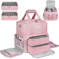 Nail Polish Organizer Bag with Removable Cases and Lamp Storage